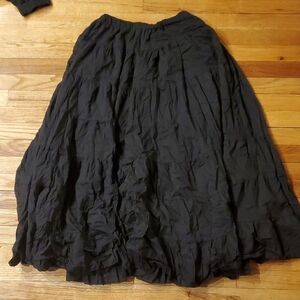 Black bellydance skirt